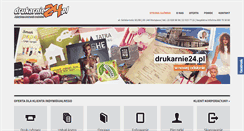 Desktop Screenshot of drukarnie24.pl